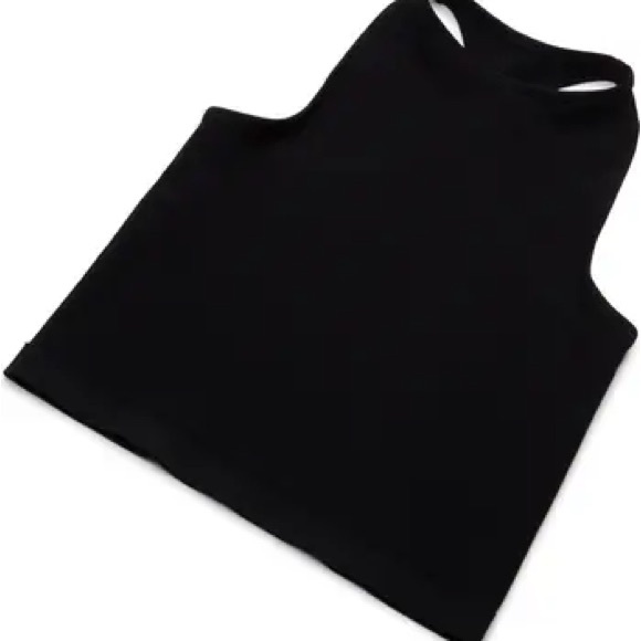 🖤 NWT Free People Intimately Black Ribbed Racerback Tank 🖤 - Picture 4 of 8